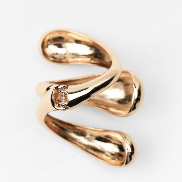 ZARA Large Rigid Triple Bracelet - Picture 5 of 14